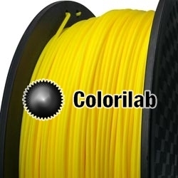 Filament d'imprimante 3D 2.85 mm TPU 90A jaune foncé 012C