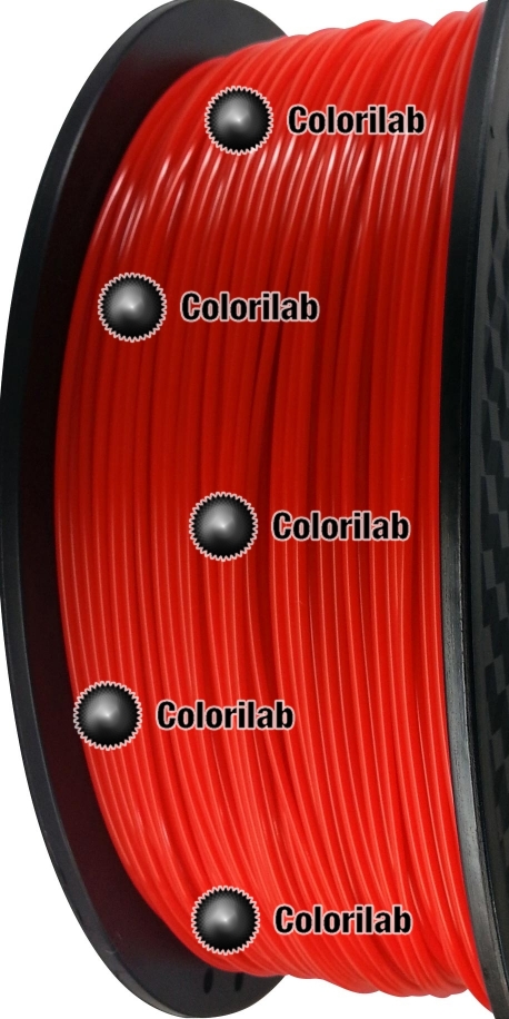 Filament d'imprimante 3D PLA 3.00 mm Rouge Bright Red C