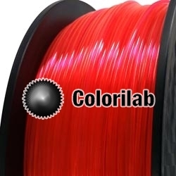 3D printer filament 1.75mm ABS fluorescent close to red 179 C