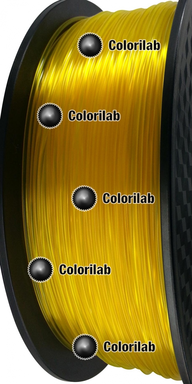 Filament d'imprimante 3D 1-75 mm PLA translucide jaune Yellow C