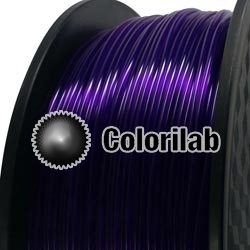 3D printer filament 3.00mm PLA translucent close to violet 2623 C