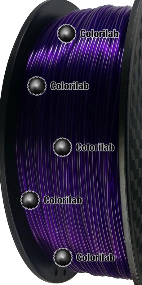 Filament d'imprimante 3D 3.00 mm ABS translucide violet 2623 C