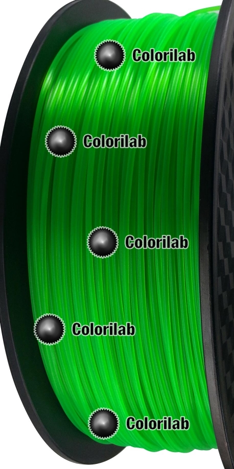 3D printer filament 1.75mm PLA fluorescent close to green 2252 C