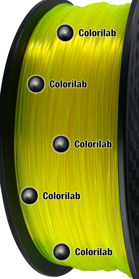 Filament d'imprimante 3D 1.75 mm PLA Fluorescent jaune 387 C