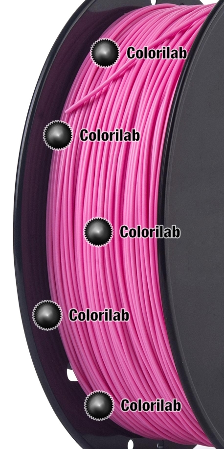 ABS 3D printer filament 3.00mm close to bubble pink 2037 C