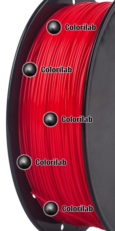 ABS 3D printer filament 1.75mm close to red 1795 C