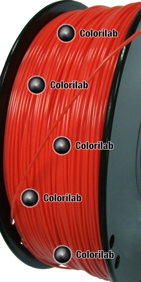 Filament d'imprimante 3D PLA 3.00 mm rouge 1795C