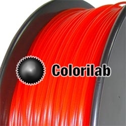 Filament d'imprimante 3D PLA 3.00 mm rouge translucide 485C