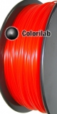 ABS 3D printer filament 3.00 mm close to translucent red 485 C