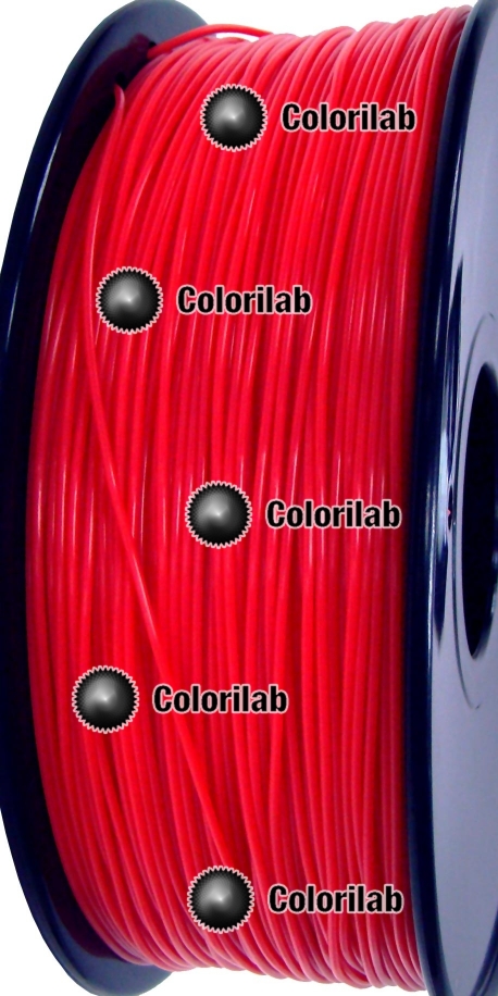 PLA 3D printer filament 1.75 mm close to fluo red Warm Red C