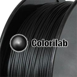 Filament d'imprimante 3D PLA 1.75 mm noir de jais