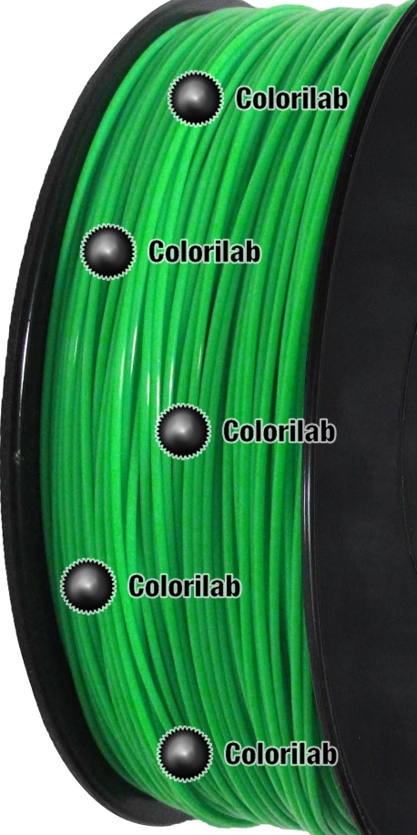 ABS 3D printer filament 3.00mm close to fluo green 802 C