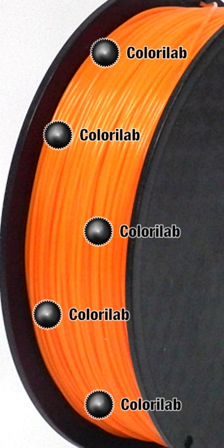 Filament d'imprimante 3D 2.85 mm ABS Fluo orange 716C