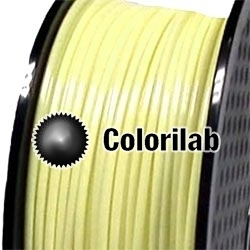 Filament d'imprimante 3D 2.85 mm PLA jaune pastel 0131C