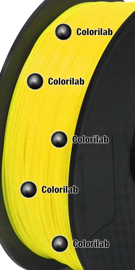 Filament d'imprimante 3D 2.85 mm PLA jaune 012 C