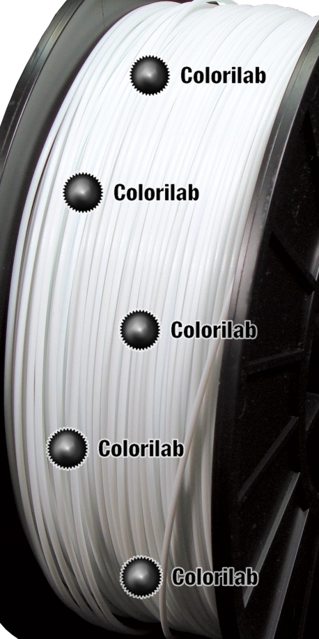 Filament d'imprimante 3D 1.75 mm ABS blanc 9080 C