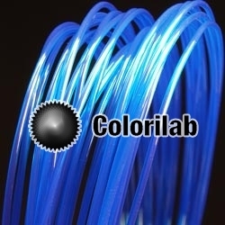 Filament d'imprimante 3D PLA 1.75 mm bleu translucide 2945 C