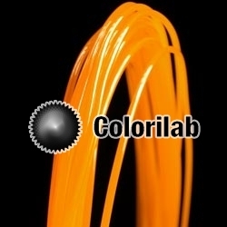 PLA 3D printer filament 1.75 mm close to translucent orange Bright Orange C