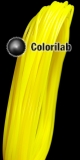 PLA 3D printer filament 1.75 mm close to translucent yellow 395 C