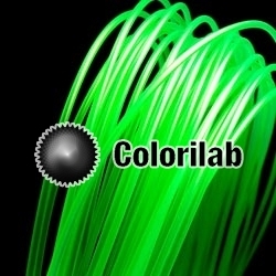 ABS 3D printer filament 1.75 mm close to translucent green 7481 C