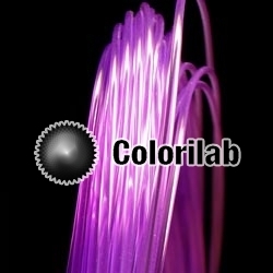 PLA 3D printer filament 3.00 mm close to translucent violet 2603 C