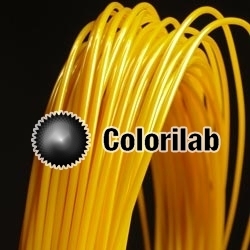 Filament d'imprimante 3D 1.75 mm PLA doré or 117C