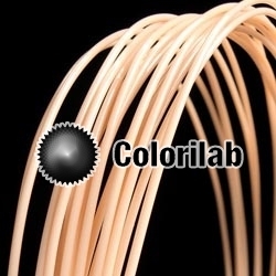 ABS 3D printer filament 1.75mm close to leather skin 473 C