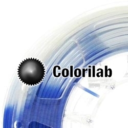 3D printer filament 3.00mm PLA thermal changing close to blue 7455 C