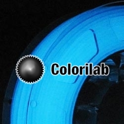 Filament d'imprimante 3D 1.75 mm ABS phosphorescent Blue