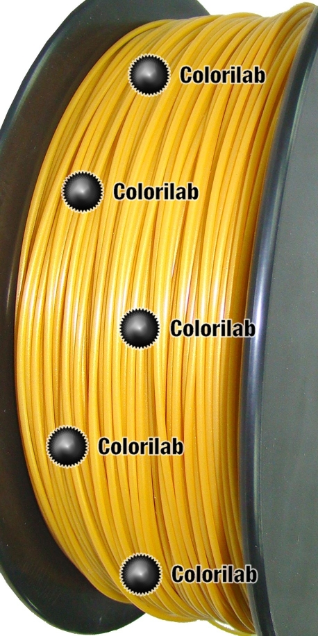 Filament d'imprimante 3D PLA 1.75 mm doré or 1245 C