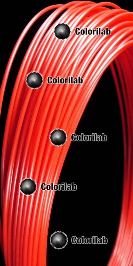 Filament d'imprimante 3D ABS 1.75 mm rouge fluo 1797C