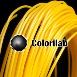 ABS 3D printer filament 1.75 mm close to yellow 129 C