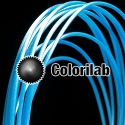 Filament d'imprimante 3D ABS 1.75 mm bleu fluo 2195C