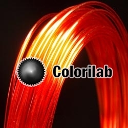 Filament d'imprimante 3D PC 1.75 mm rouge 485C
