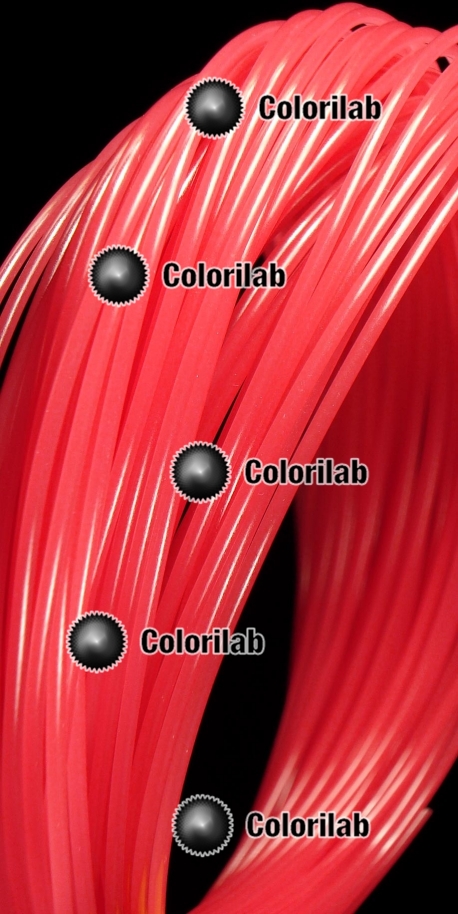 3D printer filament 1.75mm PLA thermal changing close to red 198 C