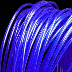 Filament d'imprimante 3D 3.00 mm PLA-Flex bleu 072 C