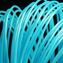 PP 3D printer filament 3.00 mm close to glow in the dark blue 2196 C