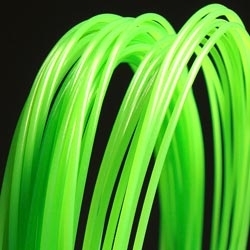 PP 3D printer filament 3.00 mm close to glow in the dark green 2270 C