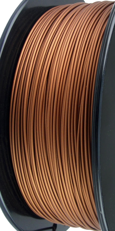 PLA 3D printer filament 2.85mm copper powder 876C  