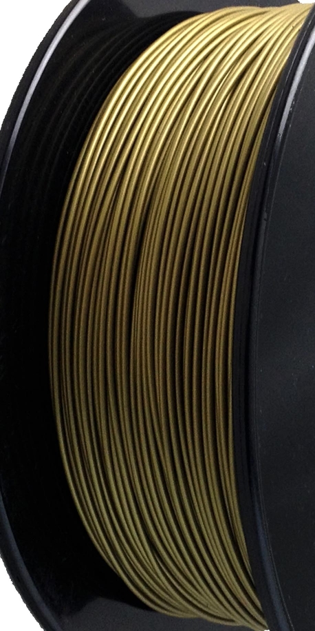 Filament d'imprimante 3D PLA 3.00 mm poudre bronze 871C  