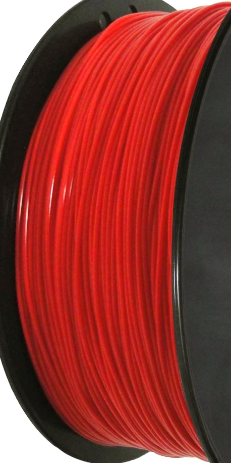 Filament d'imprimante 3D PLA 3.00 mm rouge 1795 C  