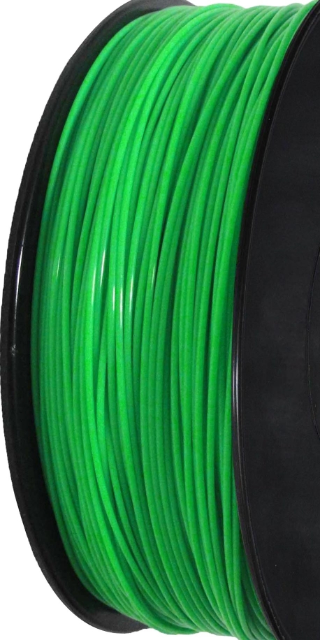 ABS 3D printer filament 2.85mm fluo green 802C  
